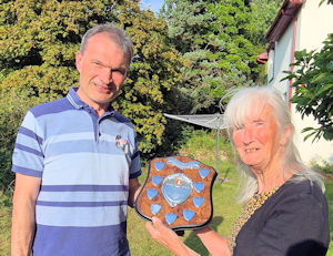Jon being awarded the Cheeseman Shield