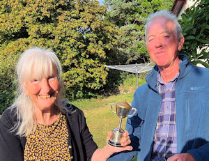 Tim being awarded the Porter Cup