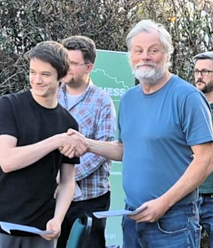 Trevor winning Bovey Tracey Rapidplay event
